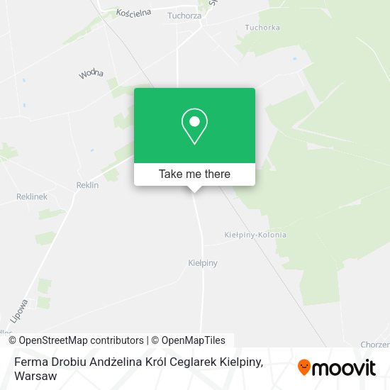 Ferma Drobiu Andżelina Król Ceglarek Kielpiny map