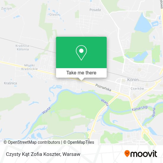 Czysty Kąt Zofia Koszter map