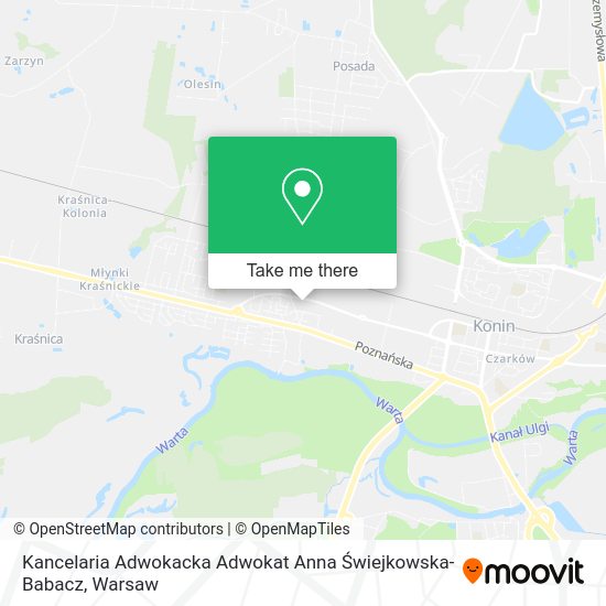 Kancelaria Adwokacka Adwokat Anna Świejkowska-Babacz map