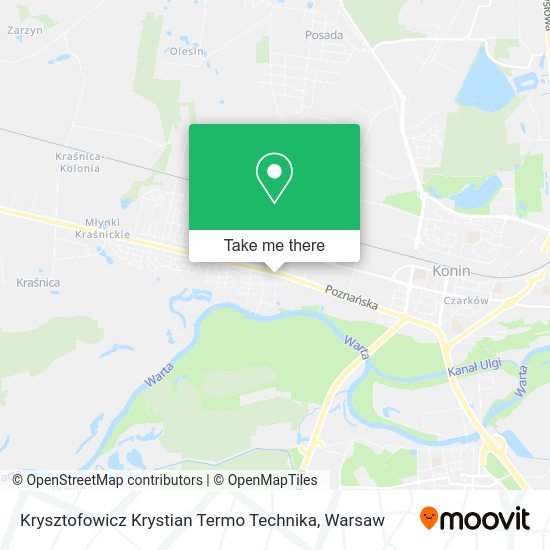 Карта Krysztofowicz Krystian Termo Technika