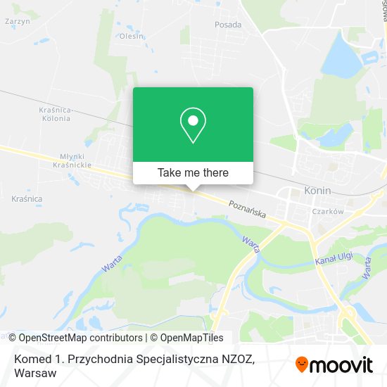 Komed 1. Przychodnia Specjalistyczna NZOZ map