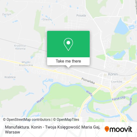 Manufaktura. Konin - Twoja Księgowość Maria Gaj map