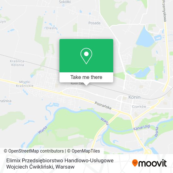 Elimix Przedsiębiorstwo Handlowo-Usługowe Wojciech Ćwikliński map