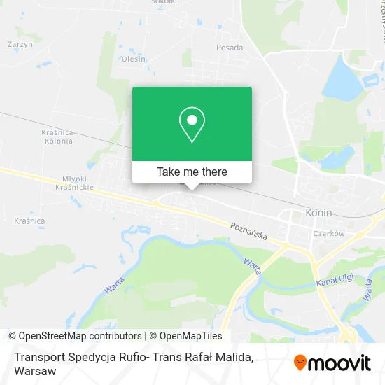 Карта Transport Spedycja Rufio- Trans Rafał Malida