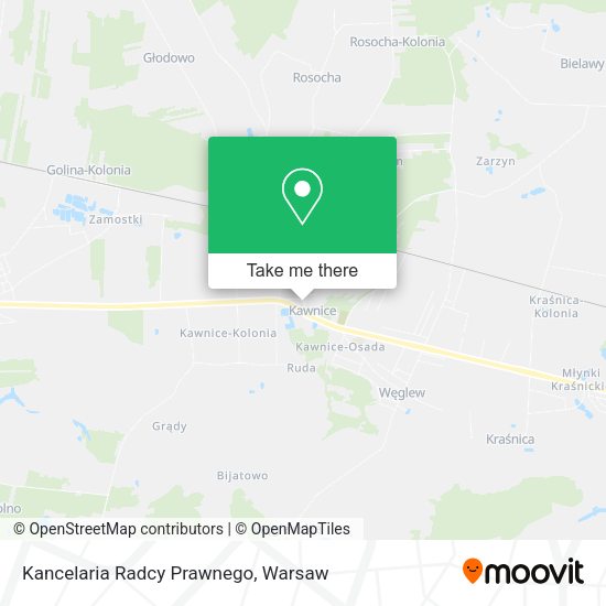 Kancelaria Radcy Prawnego map