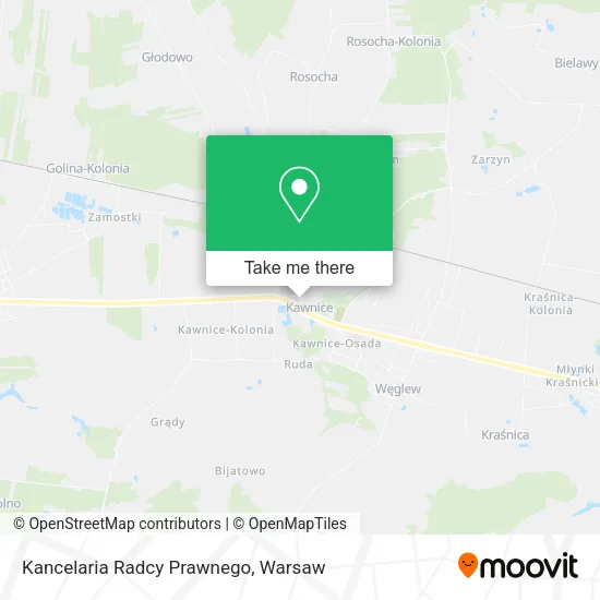 Kancelaria Radcy Prawnego map