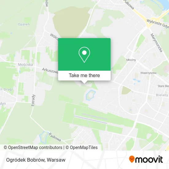 Карта Ogródek Bobrów