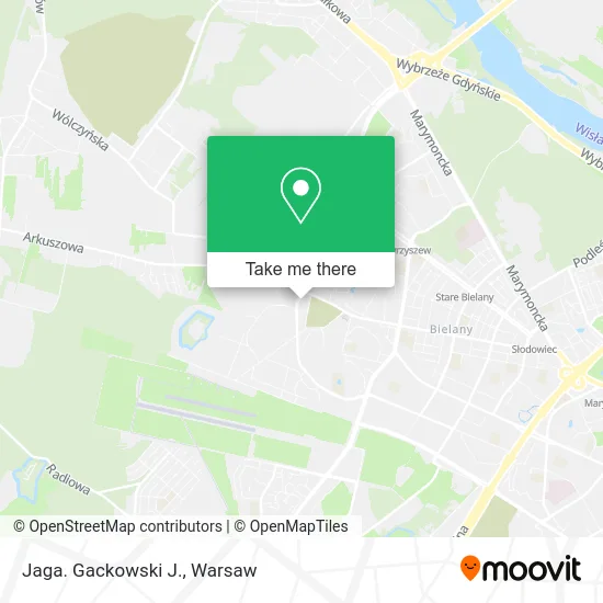 Jaga. Gackowski J. map