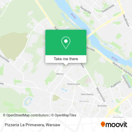 Pizzeria La Primavera map
