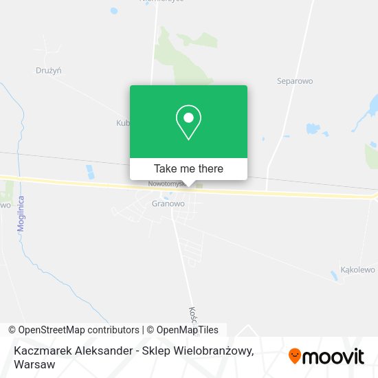 Kaczmarek Aleksander - Sklep Wielobranżowy map