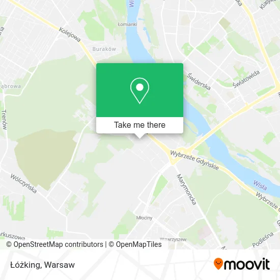 Łóżking map