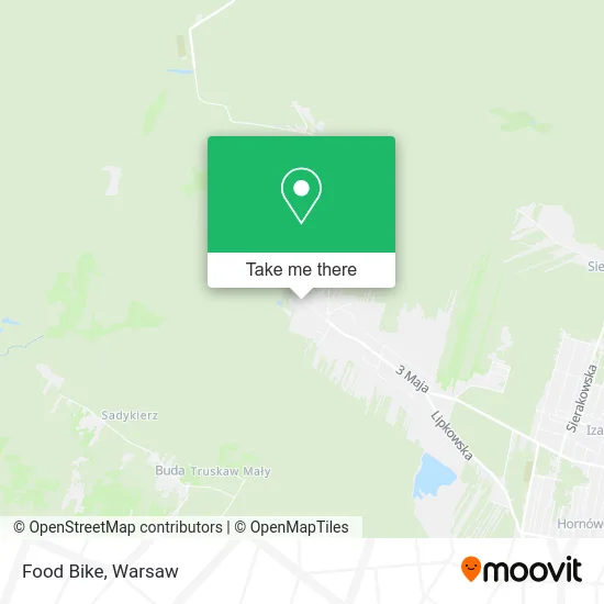 Food Bike map