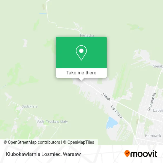 Klubokawiarnia Losmiec map