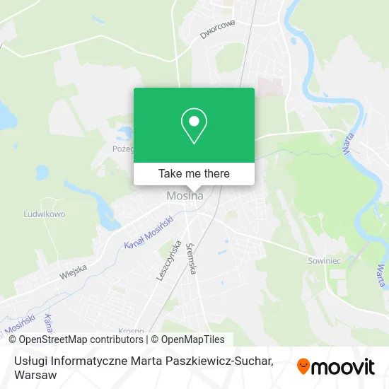 Usługi Informatyczne Marta Paszkiewicz-Suchar map