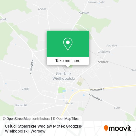 Usługi Stolarskie Wacław Motek Grodzisk Wielkopolski map