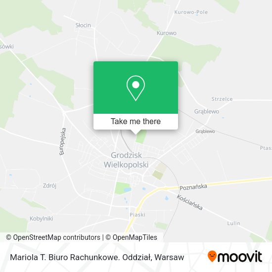 Mariola T. Biuro Rachunkowe. Oddział map