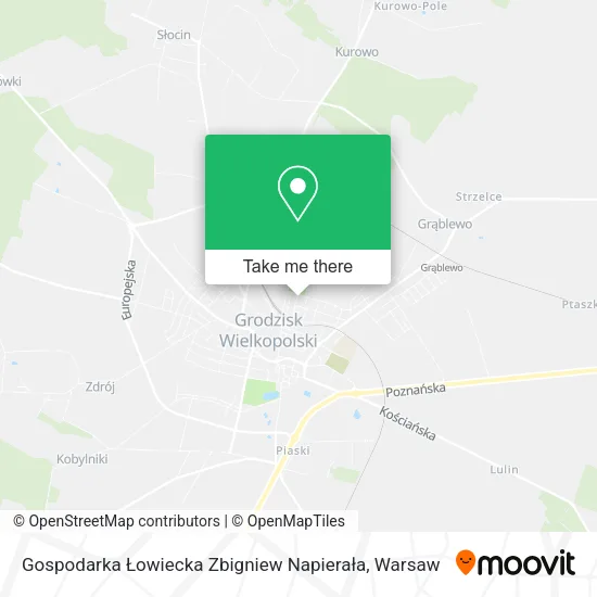 Карта Gospodarka Łowiecka Zbigniew Napierała