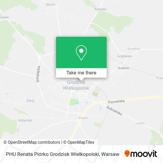 PHU Renata Piórko Grodzisk Wielkopolski map