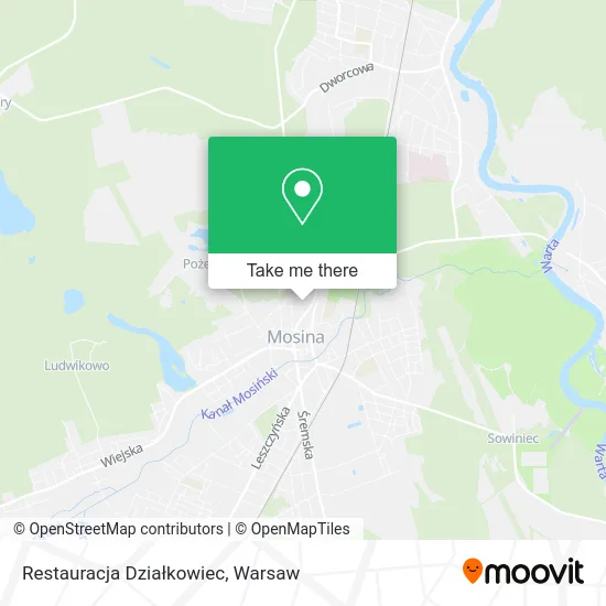 Restauracja Działkowiec map