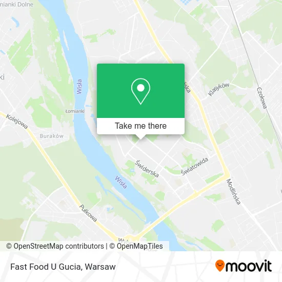 Fast Food U Gucia map