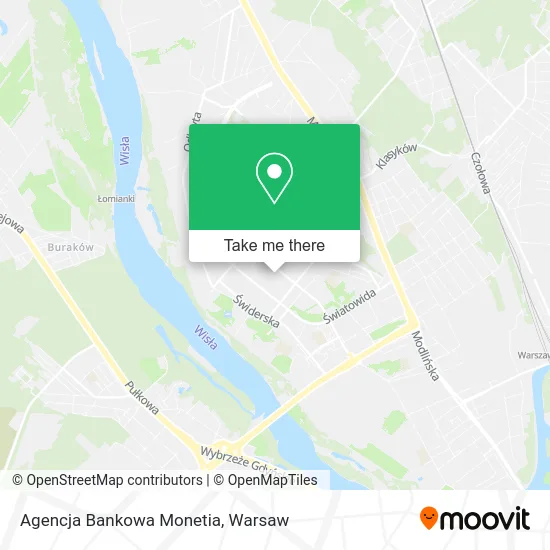 Карта Agencja Bankowa Monetia