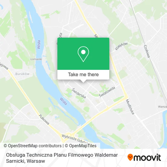 Obsługa Techniczna Planu Filmowego Waldemar Sarnicki map