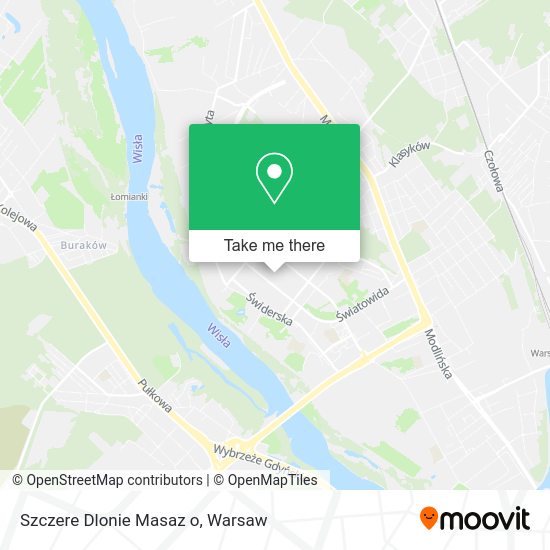 Szczere Dlonie Masaz o map