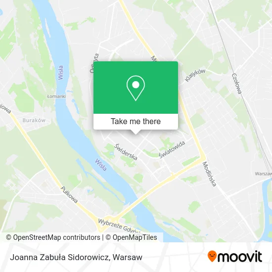 Joanna Zabuła Sidorowicz map