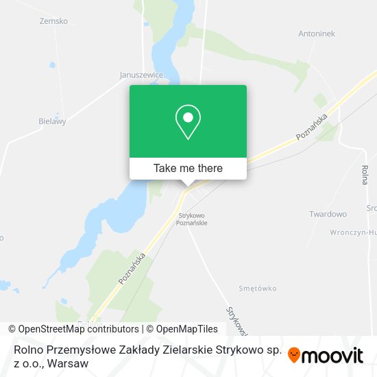 Rolno Przemysłowe Zakłady Zielarskie Strykowo sp. z o.o. map