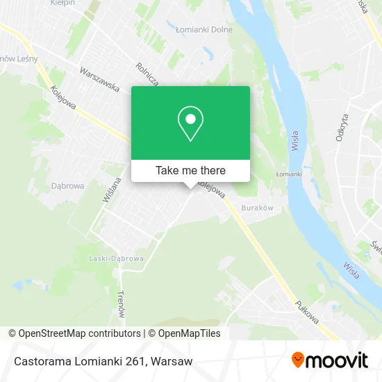 Castorama Lomianki 261 map