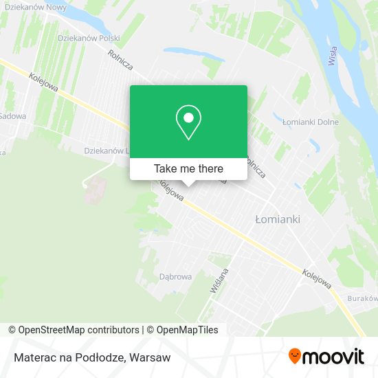 Materac na Podłodze map