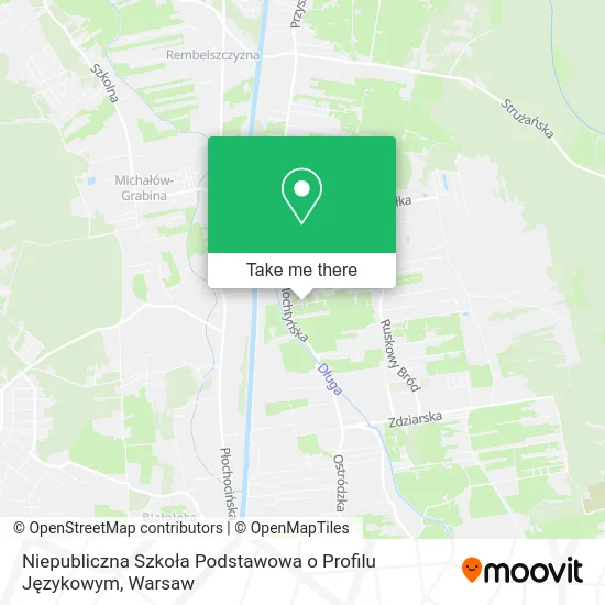 Niepubliczna Szkoła Podstawowa o Profilu Językowym map