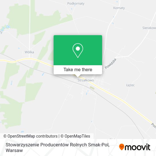 Карта Stowarzyszenie Producentów Rolnych Smak-Pol