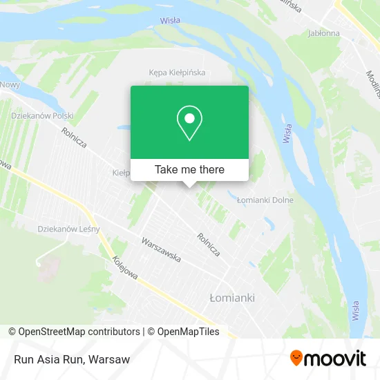 Карта Run Asia Run