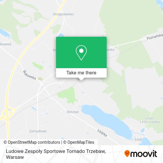 Карта Ludowe Zespoły Sportowe Tornado Trzebaw