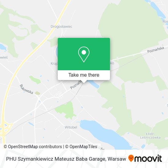 PHU Szymankiewicz Mateusz Baba Garage map