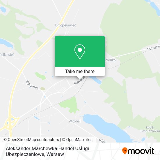 Aleksander Marchewka Handel Usługi Ubezpieczeniowe map