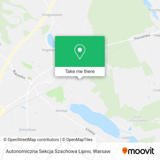 Карта Autonomiczna Sekcja Szachowa Lipno