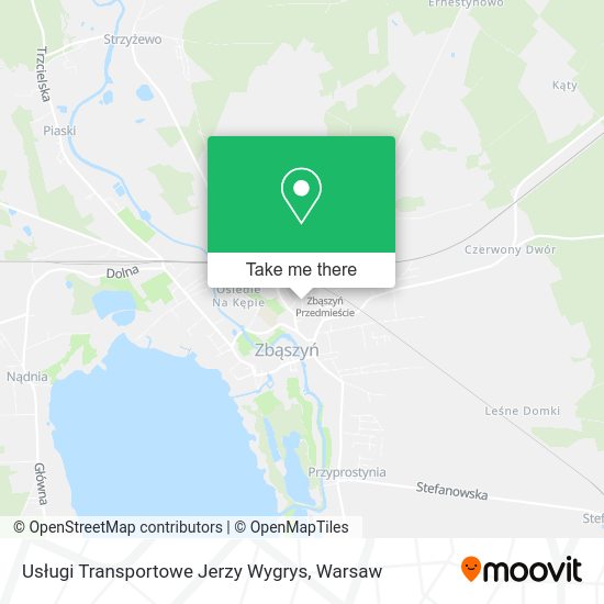 Usługi Transportowe Jerzy Wygrys map