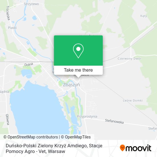 Duńsko-Polski Zielony Krzyż Amdiego, Stacje Pomocy Agro - Vet map