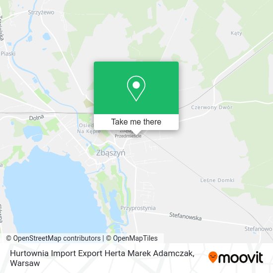 Hurtownia Import Export Herta Marek Adamczak map