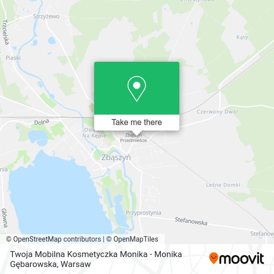 Twoja Mobilna Kosmetyczka Monika - Monika Gębarowska map