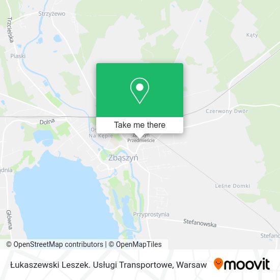 Łukaszewski Leszek. Usługi Transportowe map