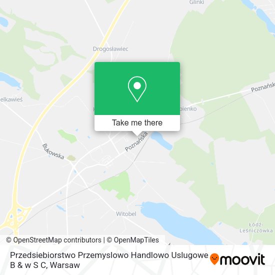 Przedsiebiorstwo Przemyslowo Handlowo Uslugowe B & w S C map