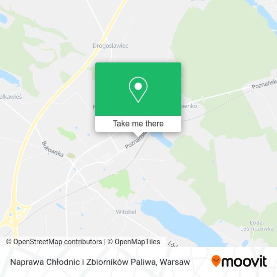 Карта Naprawa Chłodnic i Zbiorników Paliwa