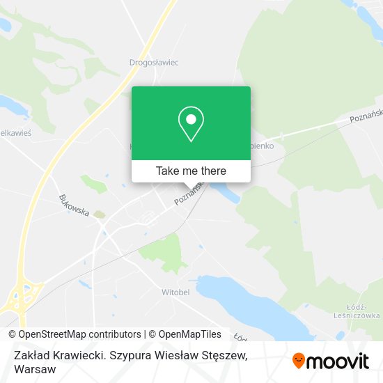 Zakład Krawiecki. Szypura Wiesław Stęszew map