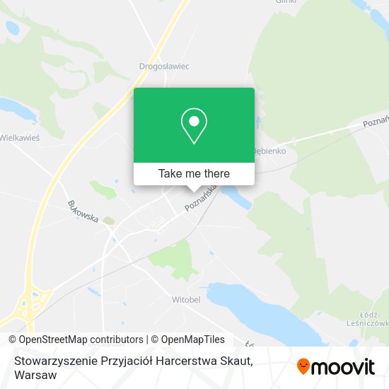 Stowarzyszenie Przyjaciół Harcerstwa Skaut map