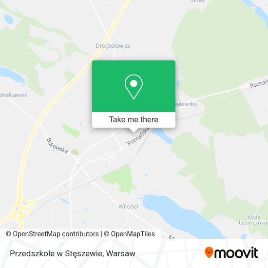 Przedszkole w Stęszewie map