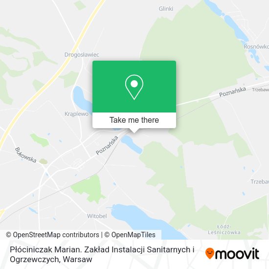 Płóciniczak Marian. Zakład Instalacji Sanitarnych i Ogrzewczych map