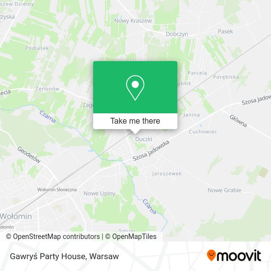 Gawryś Party House map